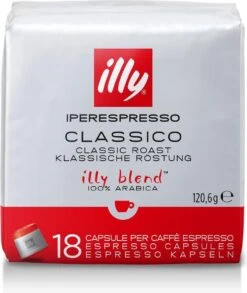 Illy - Iperespresso Koffie Home Classico 6 X 18 Capsules -Koffieserie Winkel 1010x1200