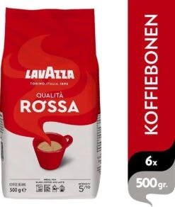 Lavazza Qualita Rossa Koffiebonen - 500 Gram X6 -Koffieserie Winkel 1016x1200