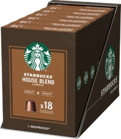 Starbucks By Nespresso Capsules Medium House Blend - 7 Doosjes à 18 Koffiecups