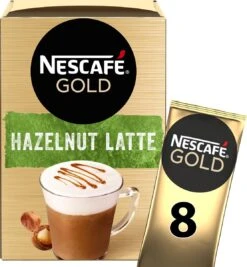Nescafé Gold Hazelnoot Latte Oploskoffie - 6 Doosjes à 8 Zakjes -Koffieserie Winkel 1111x1200 3