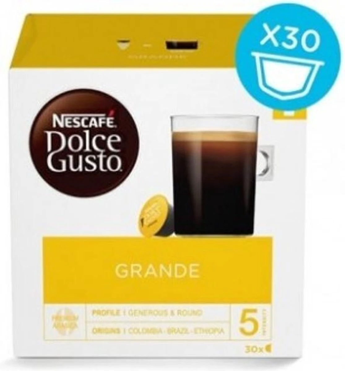 Nescafé Dolce Gusto Grande - 30 Stuks 4 Nescafé Dolce Gusto Grande - 30 Stuks - Afbeelding 2