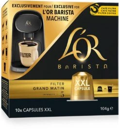 L'OR BARISTA XXL Filter Grand Matin (5) - 5 X 10 Koffiecups -Koffieserie Winkel 1115x1200