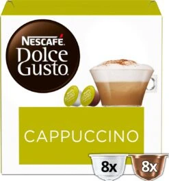 Nescafé Dolce Gusto Cappuccino Capsules - 48 Koffiecups -Koffieserie Winkel 1122x1200
