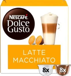 Nescafé Dolce Gusto Latte Macchiato Capsules - 48 Koffiecups 15 Nescafé Dolce Gusto Latte Macchiato Capsules - 48 Koffiecups -Koffieserie Winkel 1124x1200