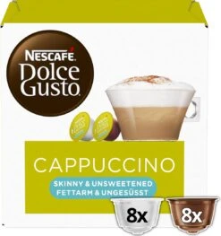 Nescafé Dolce Gusto Cappuccino Light Capsules - 48 Koffiecups -Koffieserie Winkel 1129x1200