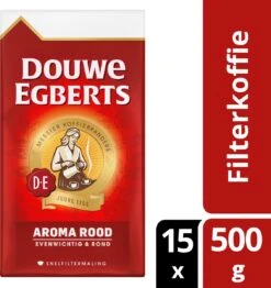 Douwe Egberts Aroma Rood Filterkoffie - 15 X 500 Gram -Koffieserie Winkel 1132x1200 18