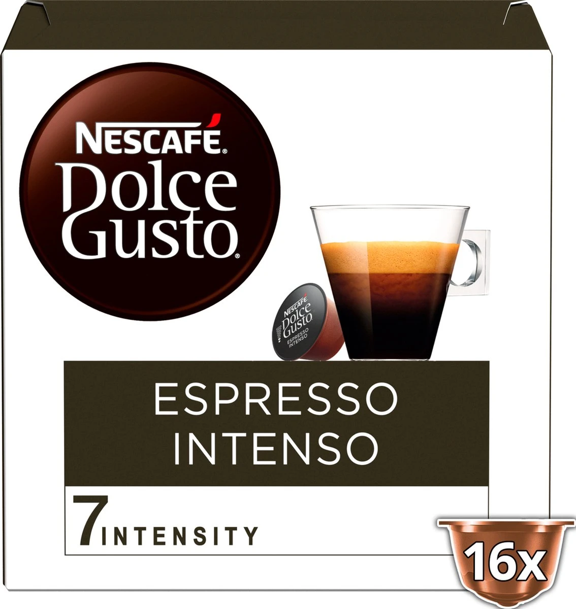 Nescafé Dolce Gusto Espresso Intenso Capsules - 48 Koffiecups 5 Nescafé Dolce Gusto Espresso Intenso Capsules - 48 Koffiecups - Afbeelding 3