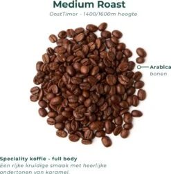 Soolong Sense Oost Timor Nr1000 Koffiebonen Smooth Lacau - Speciality Koffie Arabica Medium Roast Met Rijke Kruidige Smaak Met Heerlijke Ondertonen Van Karamel - Zak 250gram -Koffieserie Winkel 1174x1200
