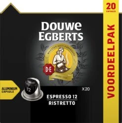 Douwe Egberts Espresso Ristretto (12) - 10 X 20 Koffiecups -Koffieserie Winkel 1189x1200 1