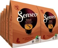 Senseo Gold Intense Koffiepads - 7/9 Intensiteit - 4 X 36 Pads