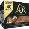 L'OR Lungo Estremo Koffiecups - Intensiteit 10/12 - 4 X 40 Capsules -Koffieserie Winkel 1200x1020 1