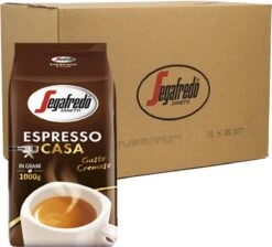 Segafredo Espresso Casa Koffiebonen - 8 X 1 Kg -Koffieserie Winkel 1200x1086