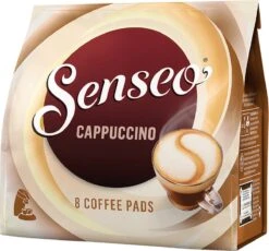 Senseo Cappuccino Koffiepads - 2/9 Intensiteit - 10 X 8 Pads -Koffieserie Winkel 1200x1116