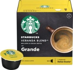 Starbucks By Dolce Gusto Capsules Veranda Grande Blonde Roast - 36 Koffiecups -Koffieserie Winkel 1200x1159
