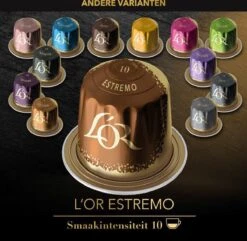 L'OR Lungo Estremo (10) - 10 X 20 Koffiecups -Koffieserie Winkel 1200x1173 12