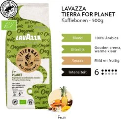 Lavazza Tierra For Planet Biologische Koffiebonen - 500 Gram X4 11 Lavazza Tierra For Planet Biologische Koffiebonen - 500 Gram X4 -Koffieserie Winkel 1200x1179 2