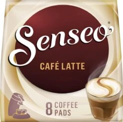 Senseo Café Latte Koffiepads - 2/9 Intensiteit - 4 X 8 Pads -Koffieserie Winkel 1200x1184 5