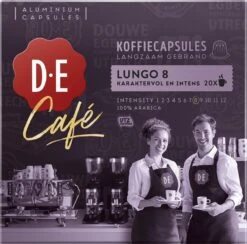 Douwe Egberts D.E Café Lungo Koffiecups - Intesiteit 8/12 - 10 X 20 Capsules 18 Douwe Egberts D.E Café Lungo Koffiecups - Intesiteit 8/12 - 10 X 20 Capsules -Koffieserie Winkel 1200x1185