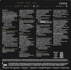 L'OR Espresso Forza Koffiecups - Intensiteit 9/12 - 10 X 20 Capsules -Koffieserie Winkel 1200x1187 1
