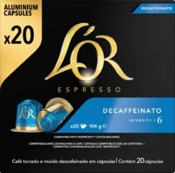 L'OR Espresso Decaffeinato (6) - 10 X 20 Koffiecups -Koffieserie Winkel 1200x1187 7