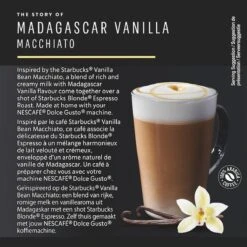Starbucks By Dolce Gusto Capsules Madagascar Vanilla Macchiato- 3 Doosjes à 12 Koffiecups -Koffieserie Winkel 1200x1198
