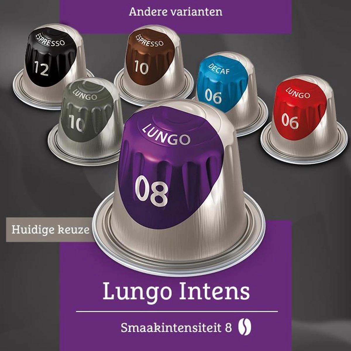 Douwe Egberts Lungo Intens (8) - 5 X 40 Koffiecups 13 Douwe Egberts Lungo Intens (8) - 5 X 40 Koffiecups - Afbeelding 11