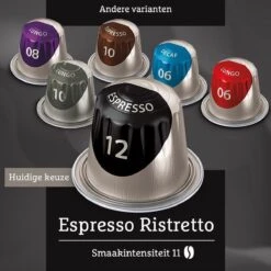 Douwe Egberts Espresso Ristretto (12) - 10 X 20 Koffiecups -Koffieserie Winkel 1200x1200 124