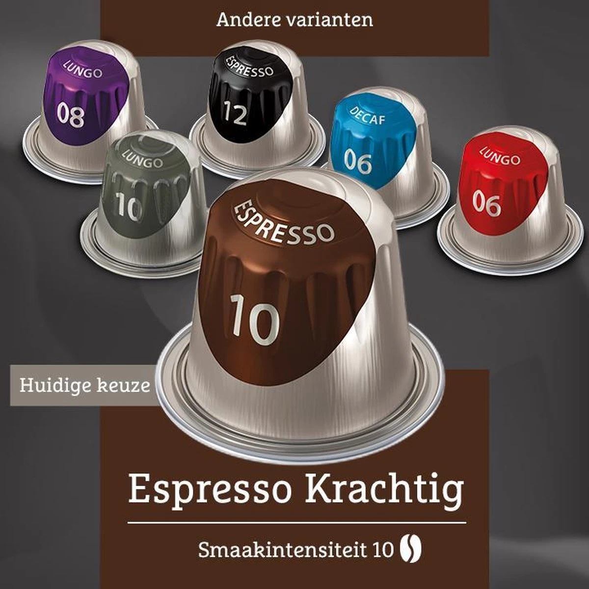 Douwe Egberts Espresso Krachtig (10) - 5 X 40 Koffiecups 12 Douwe Egberts Espresso Krachtig (10) - 5 X 40 Koffiecups - Afbeelding 10