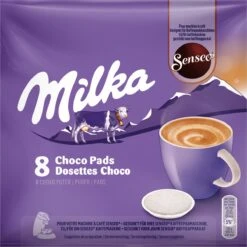 Senseo Milka Pads - 4 X 8 Pads - Warme Chocolademelk -Koffieserie Winkel 1200x1200 279