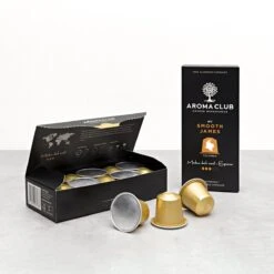 Aroma Club - Proefpakket Nespresso Compatible Capsules (100 St.) - 5 Smaken - Espresso & Lungo - 100% Aluminium Koffiecups 16 Aroma Club - Proefpakket Nespresso Compatible Capsules (100 St.) - 5 Smaken - Espresso & Lungo - 100% Aluminium Koffiecups -Koffieserie Winkel 1200x1200 54