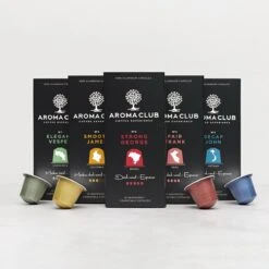 Aroma Club - Nespresso Compatible Capsules (120 St.) - No. 5 Decaf John - Intensiteit 3/5 - Decaf - 100% Aluminium Koffiecups -Koffieserie Winkel 1200x1200 66