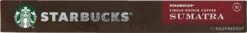 Starbucks By Nespresso Sumatra Espresso Dark Roast Capsules - 120 Koffiecups 13 Starbucks By Nespresso Sumatra Espresso Dark Roast Capsules - 120 Koffiecups -Koffieserie Winkel 1200x159 1