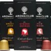 Aroma Club - Proefpakket Nespresso Compatible Capsules (100 St.) - 5 Smaken - Espresso & Lungo - 100% Aluminium Koffiecups 2 Aroma Club - Proefpakket Nespresso Compatible Capsules (100 St.) - 5 Smaken - Espresso & Lungo - 100% Aluminium Koffiecups -Koffieserie Winkel 1200x749