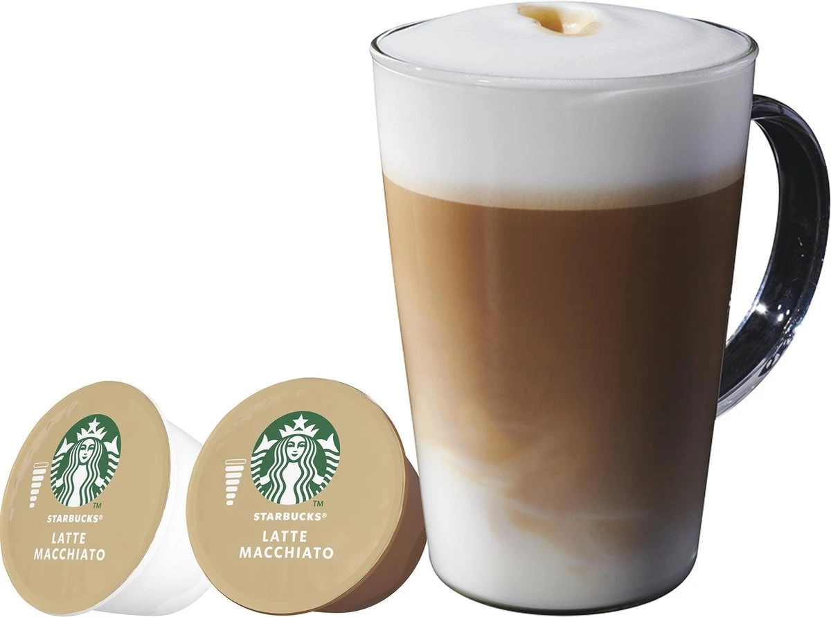 Nescafé Koffiecups Dolce Gusto Starbucks Latte Macchiato 18 Cups (3x6) 7 Nescafé Koffiecups Dolce Gusto Starbucks Latte Macchiato 18 Cups (3x6) - Afbeelding 5