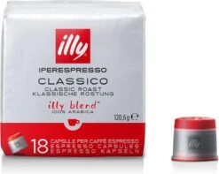 Illy - Iperespresso Koffie Home Classico 6 X 18 Capsules -Koffieserie Winkel 1200x957 1