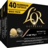 L'OR Espresso Ristretto Koffiecups - Intensiteit 11/12 - 4 X 40 Capsules -Koffieserie Winkel 1200x984 1