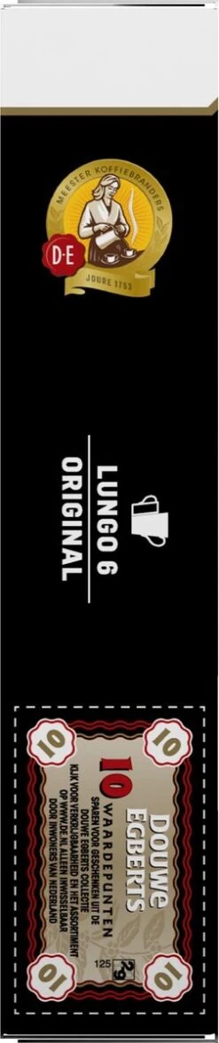 Douwe Egberts Lungo Original Koffiecups - Intensiteit 6/12 - 10 X 10 Capsules 17 Douwe Egberts Lungo Original Koffiecups - Intensiteit 6/12 - 10 X 10 Capsules -Koffieserie Winkel 252x1200 2