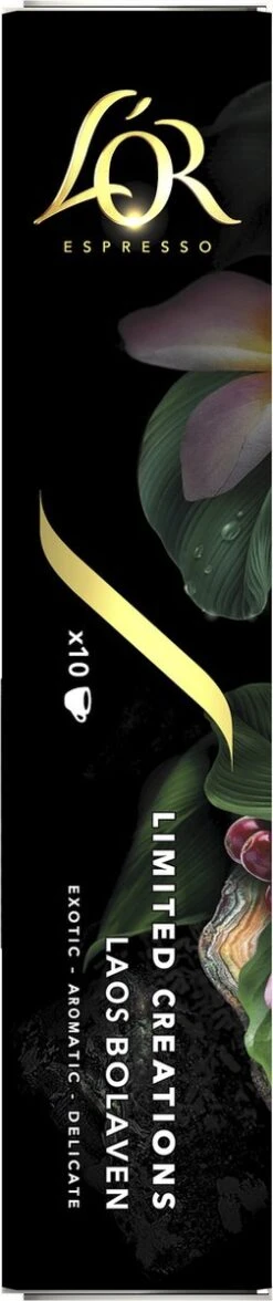 L'OR Espresso Limited Creations Laos Bolaven Koffiecups - Intensiteit 7/12 - 10 X 10 Capsules -Koffieserie Winkel 252x1200 3