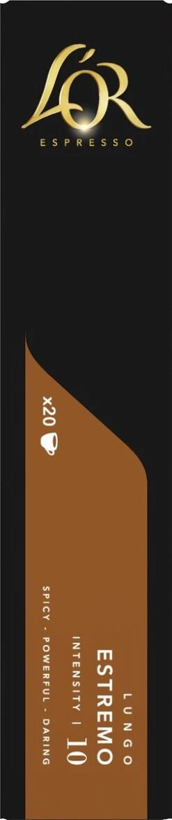 L'OR Lungo Estremo (10) - 10 X 20 Koffiecups -Koffieserie Winkel 253x1200 5