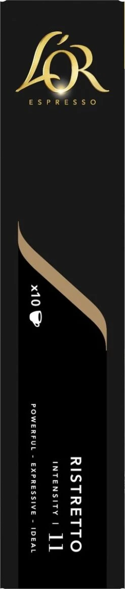 L'OR Espresso Ristretto (11) - 10 X 10 Koffiecups -Koffieserie Winkel 255x1200 1