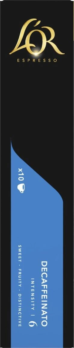L'OR Espresso Decaffeinato Koffiecups - Intensiteit 6/12 - 10 X 10 Capsules -Koffieserie Winkel 255x1200 11