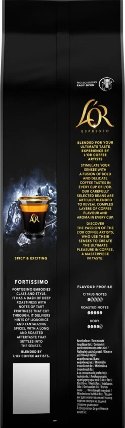 L'OR Espresso Fortissimo Koffiebonen (10) - 4 X 500 Gram -Koffieserie Winkel 352x1200 1