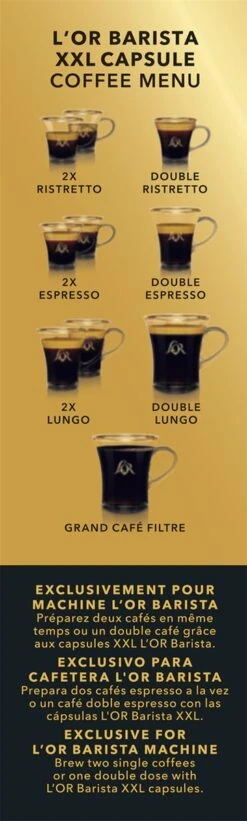 L'OR BARISTA XXL Ristretto (11) - 5 X 10 Koffiecups -Koffieserie Winkel 361x1200 3