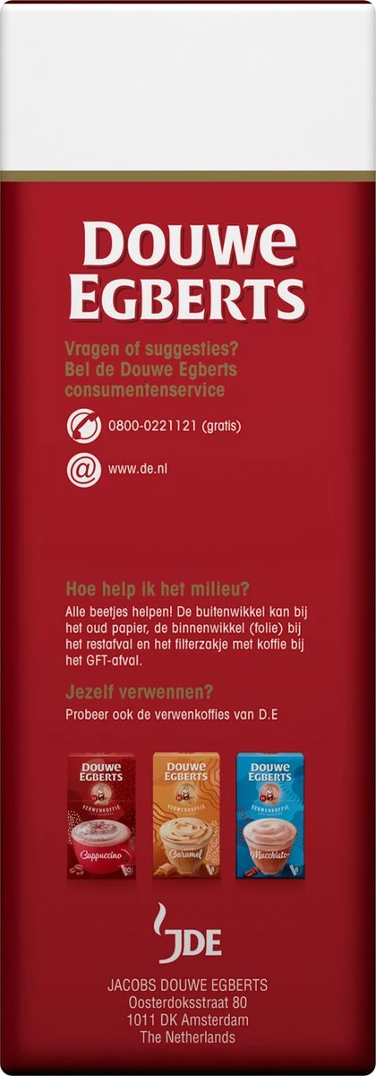 Douwe Egberts Aroma Rood Filterkoffie - 6 X 500 Gram 6 Douwe Egberts Aroma Rood Filterkoffie - 6 X 500 Gram - Afbeelding 4