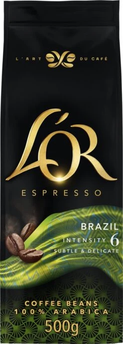 L'OR Espresso Origins Brazil Koffiebonen (6) - 4 X 500 Gram -Koffieserie Winkel 429x1200