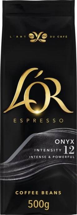 L'OR Espresso Onyx Koffiebonen (12) - 4 X 500 Gram -Koffieserie Winkel 430x1200