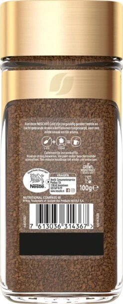 Nescafé Gold Decafé Oploskoffie - 6 Potten à 100 Gram -Koffieserie Winkel 488x1200