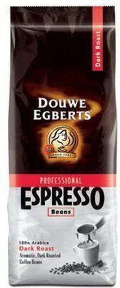 Koffie Douwe Egberts Espresso Bonen Dark Roast 1000gr -Koffieserie Winkel 500x1200