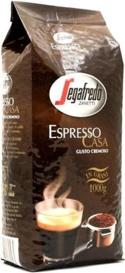 Segafredo Espresso Casa Koffiebonen - 8 X 1 Kg -Koffieserie Winkel 549x1200