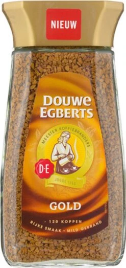 Douwe Egberts Gold Oploskoffie - 6 X Pot Van 200 Gram -Koffieserie Winkel 566x1200 1